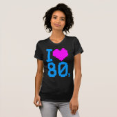 Corey Tiger 80s Retro I Love 80s T-shirt (Voorkant volledig)