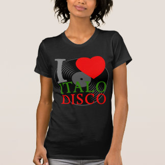 Corey Tiger 80s Retro I Love Italo Disco T-shirt