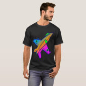 Corey Tiger 80s Retro Jetstraaljager T-shirt (Voorkant volledig)