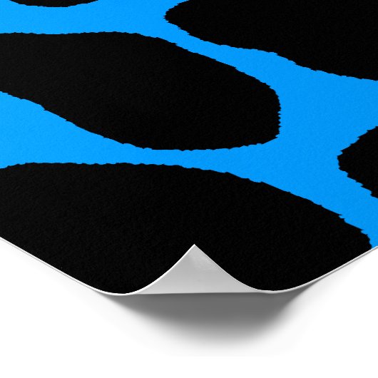 Corey Tiger 80s Retro Leopard Pattern Poster (Hoek)