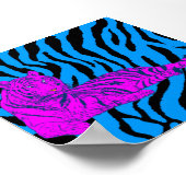 Corey Tiger 80s Retro Lounge Tijger Poster (Hoek)