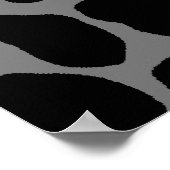 Corey Tiger 80s Retro Luipaard Patroon Poster (Hoek)