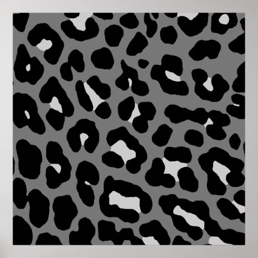 Corey Tiger 80s Retro Luipaard Patroon Poster (Voorkant)