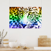 Corey Tiger 80s Retro Luipaard Poster (Keuken)