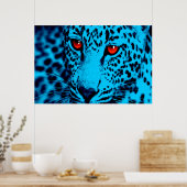 Corey Tiger 80s Retro Luipaard Poster (Keuken)