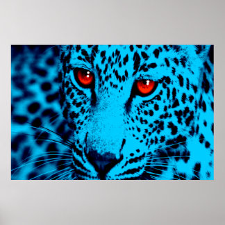 Corey Tiger 80s Retro Luipaard Poster
