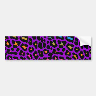 Corey Tiger 80s Retro Luipaard Vlekken Bumpersticker