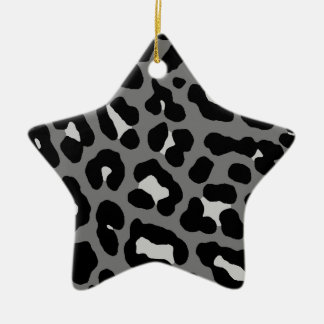 Corey Tiger 80s Retro Luipaardprint Sterornament Keramisch Ornament