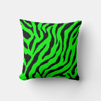 Corey Tiger 80s Retro Neon Dier Strepen Kussen