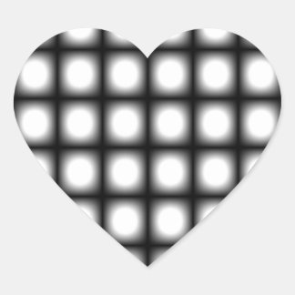 Corey Tiger 80s Retro Op Art Hart Sticker