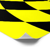 Corey Tiger 80s Retro Op Art Poster (Hoek)