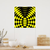 Corey Tiger 80s Retro Op Art Poster (Keuken)
