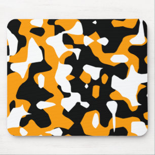 Corey Tiger 80s Retro Oranje Camouflage (Camo) Muismat