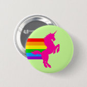 Corey Tiger 80S Retro Regenboog Eenhoorn Ronde Button 5,7 Cm (Voorkant /achterkant)