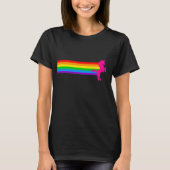 Corey Tiger 80S Retro  Regenboog Eenhoorn T-shirt (Voorkant)