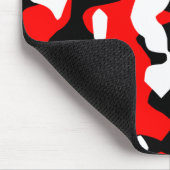 Corey Tiger 80s Retro Rode Camouflage (Camo) Muismat (Hoek)