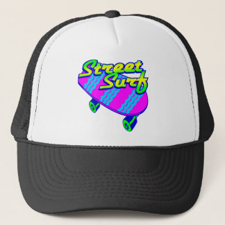 Corey Tiger 80s Retro Street Surf Skateboard Trucker Pet