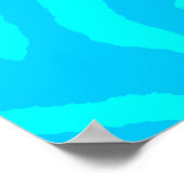 Corey Tiger 80s Retro Tiger Pattern Poster (Hoek)