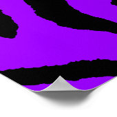 Corey Tiger 80s Retro Tiger Pattern Poster (Hoek)