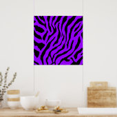 Corey Tiger 80s Retro Tiger Pattern Poster (Keuken)