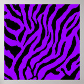 Corey Tiger 80s Retro Tiger Pattern Poster (Voorkant)