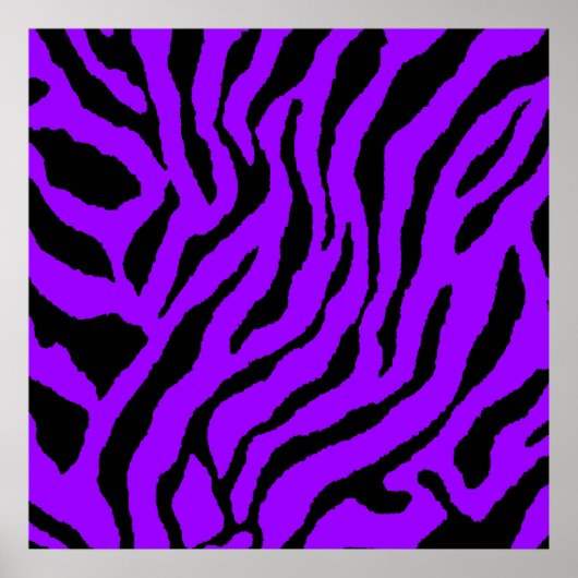 Corey Tiger 80s Retro Tiger Pattern Poster (Voorkant)