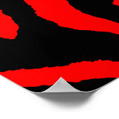 Corey Tiger 80s Retro Tiger Pattern Poster (Hoek)