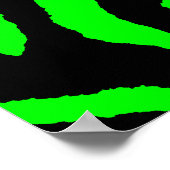 Corey Tiger 80s Retro Tiger Pattern Poster (Hoek)