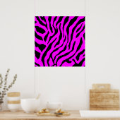 Corey Tiger 80s Retro Tijger Patroon Poster (Keuken)