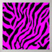 Corey Tiger 80s Retro Tijger Patroon Poster (Voorkant)