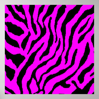 Corey Tiger 80s Retro Tijger Patroon Poster