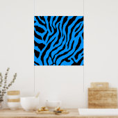 Corey Tiger 80s Retro Tijger Patroon Poster (Keuken)
