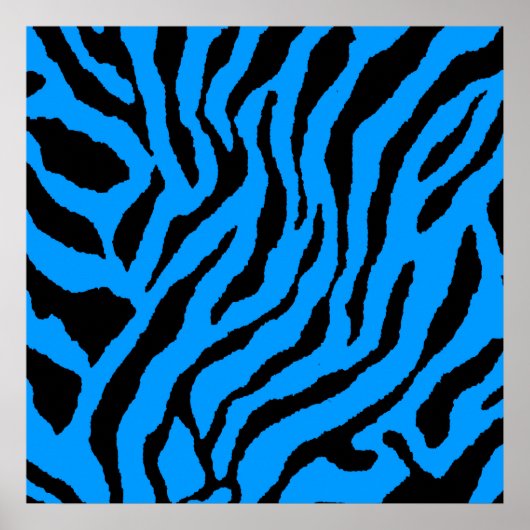 Corey Tiger 80s Retro Tijger Patroon Poster (Voorkant)