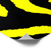 Corey Tiger 80s Retro Tijger Patroon Poster (Hoek)