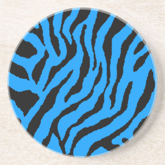 Corey Tiger 80s Retro Tijgerstrepen Zandsteen Onderzetter