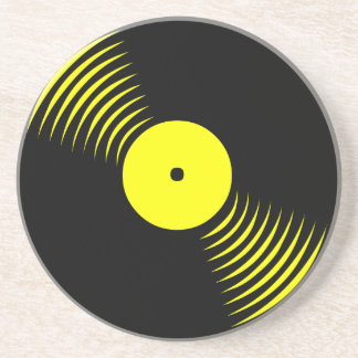 Corey Tiger 80s Retro Vintage Vinyl Record Onderze Zandsteen Onderzetter
