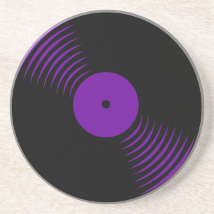 Corey Tiger 80s Retro Vintage Vinyl Record Onderze Zandsteen Onderzetter