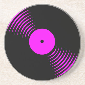 Corey Tiger 80s Retro Vintage Vinyl Record Onderze Zandsteen Onderzetter