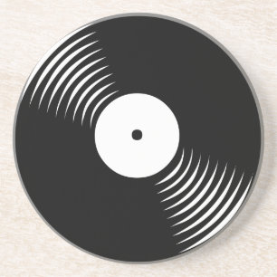 Corey Tiger 80s Retro  Vinyl Record Onderzetter