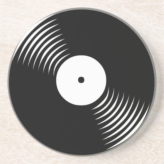 Corey Tiger 80s Retro Vinyl Record Onderzetter (Voorkant)