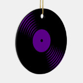 Corey Tiger 80s Retro Vinyl Record Ornament (Rechts)