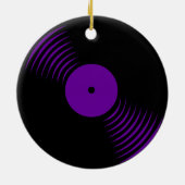 Corey Tiger 80s Retro Vinyl Record Ornament (Achterkant)