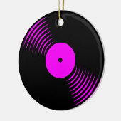 Corey Tiger 80s Retro Vinyl Record Ornament (Links)