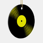 Corey Tiger 80s Retro Vinyl Record Ornament (Rechts)