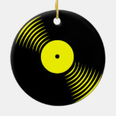 Corey Tiger 80s Retro Vinyl Record Ornament (Achterkant)