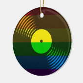 Corey Tiger 80s Retro Vinyl Record Ornament (Links)