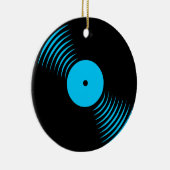 Corey Tiger 80s Retro Vinyl Record Ornament (Rechts)