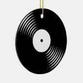 Corey Tiger 80s Retro Vinyl Record Ornament (Rechts)