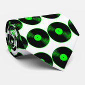 Corey Tiger 80s Retro  Vinyl Record Stropdas (Opgerold)