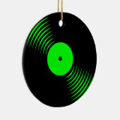 Corey Tiger 80s Retro Vinylplaat Ornament (Rechts)